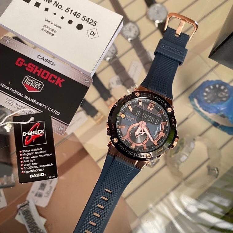 卡西欧新款上市g-steel运动手表